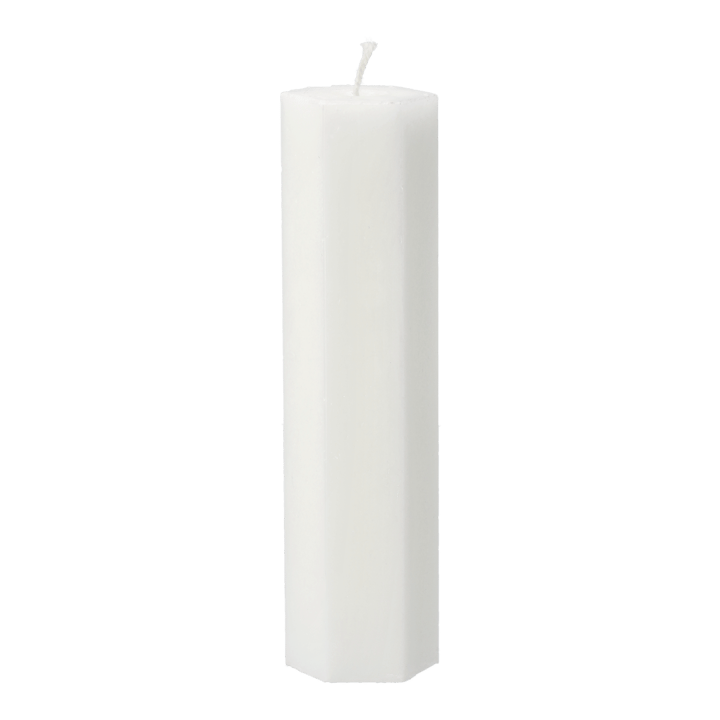 Luminous Spider web block candle - Ø6x20 cm - Scandi Essentials