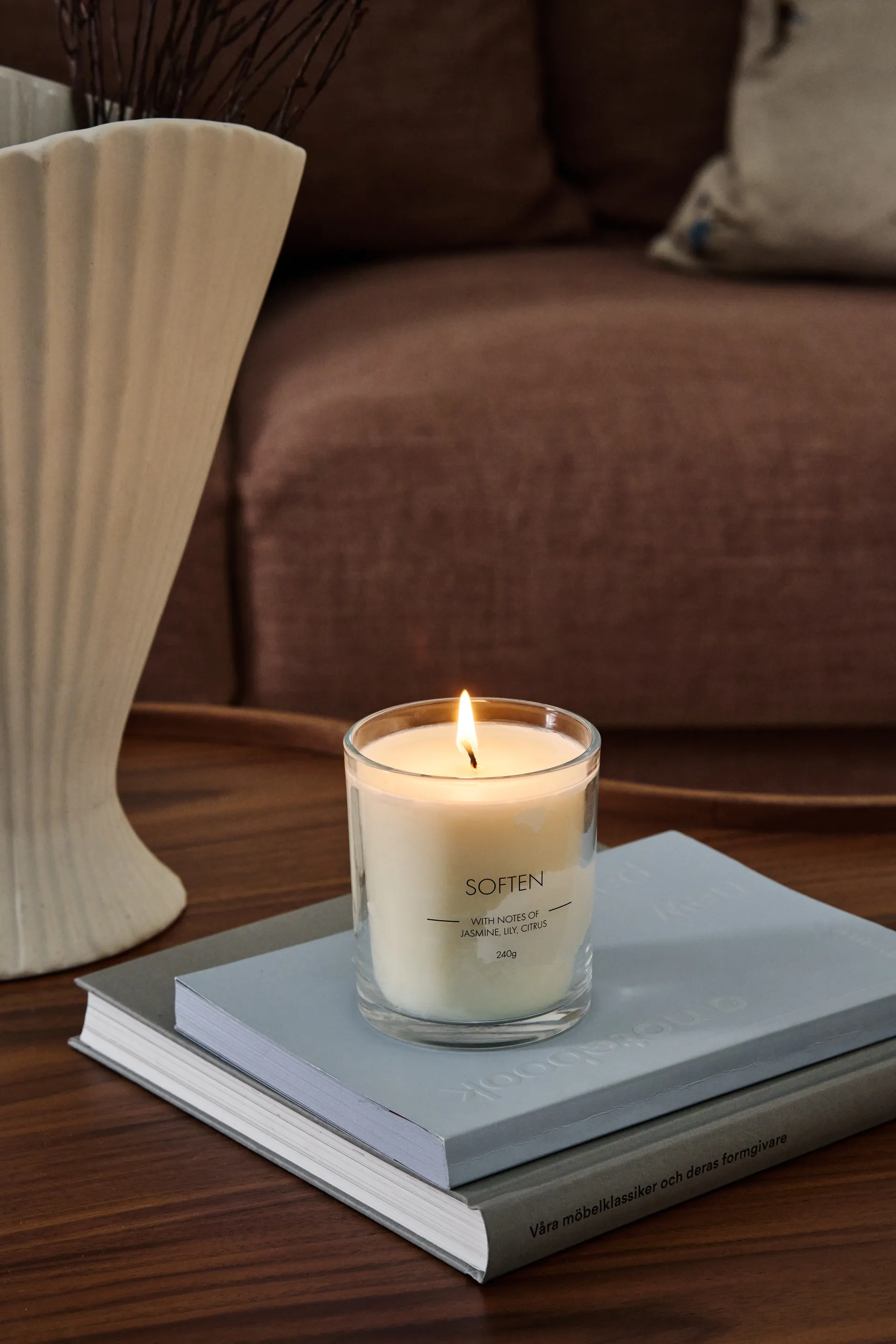 Soften scented candle, 260 g Scandi Essentials