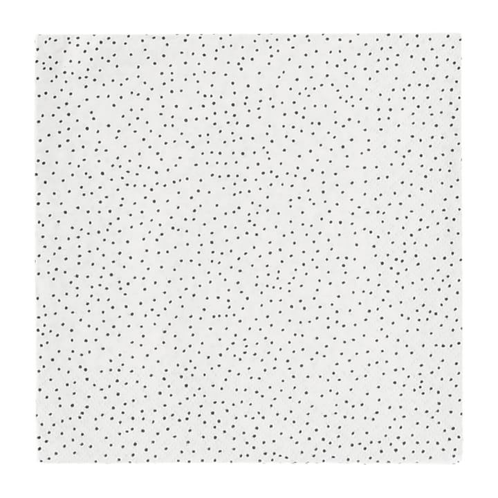 Solstickan napkins 33x33 cm 20 pack - white-black - Scandi Essentials
