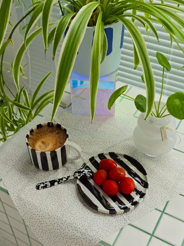 Solstickan napkins 33x33 cm 20 pack - white-black - Scandi Essentials