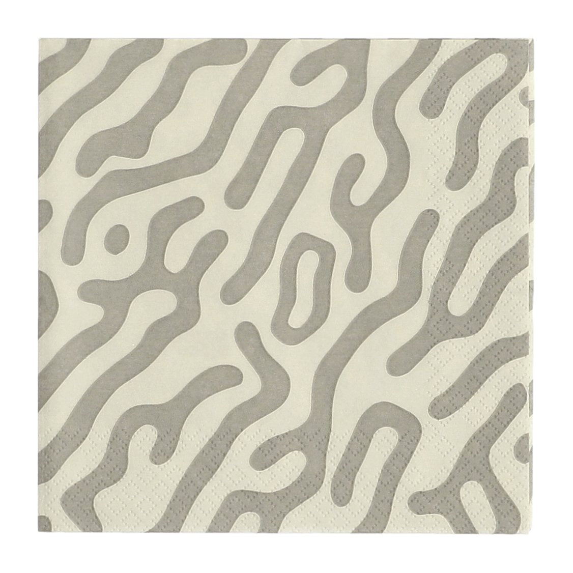 Scandi Essentials Trace napkins 33x33 cm 20 pack taupe-sand