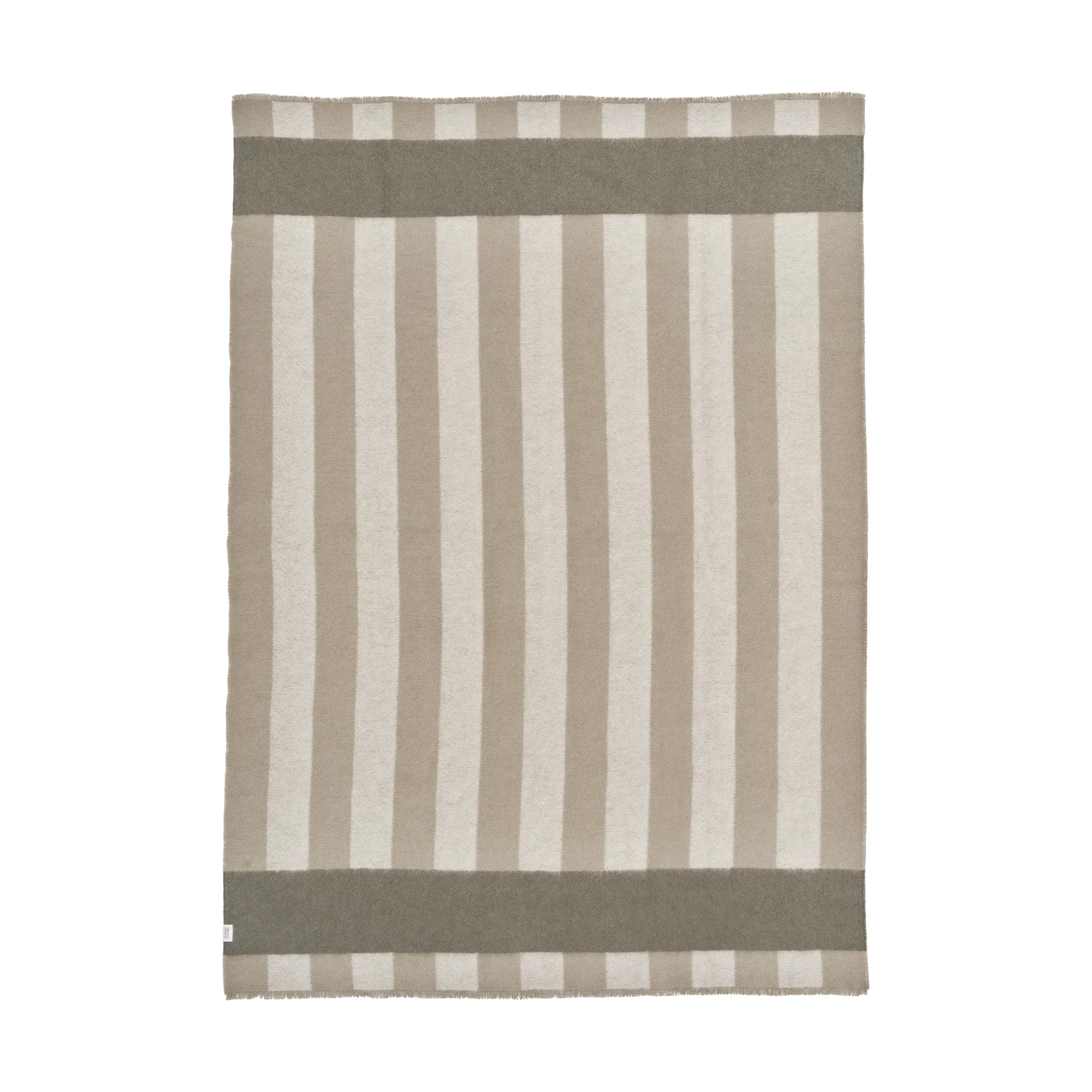 Aisles wool blanket 130x180 cm, Beige Scandi Living