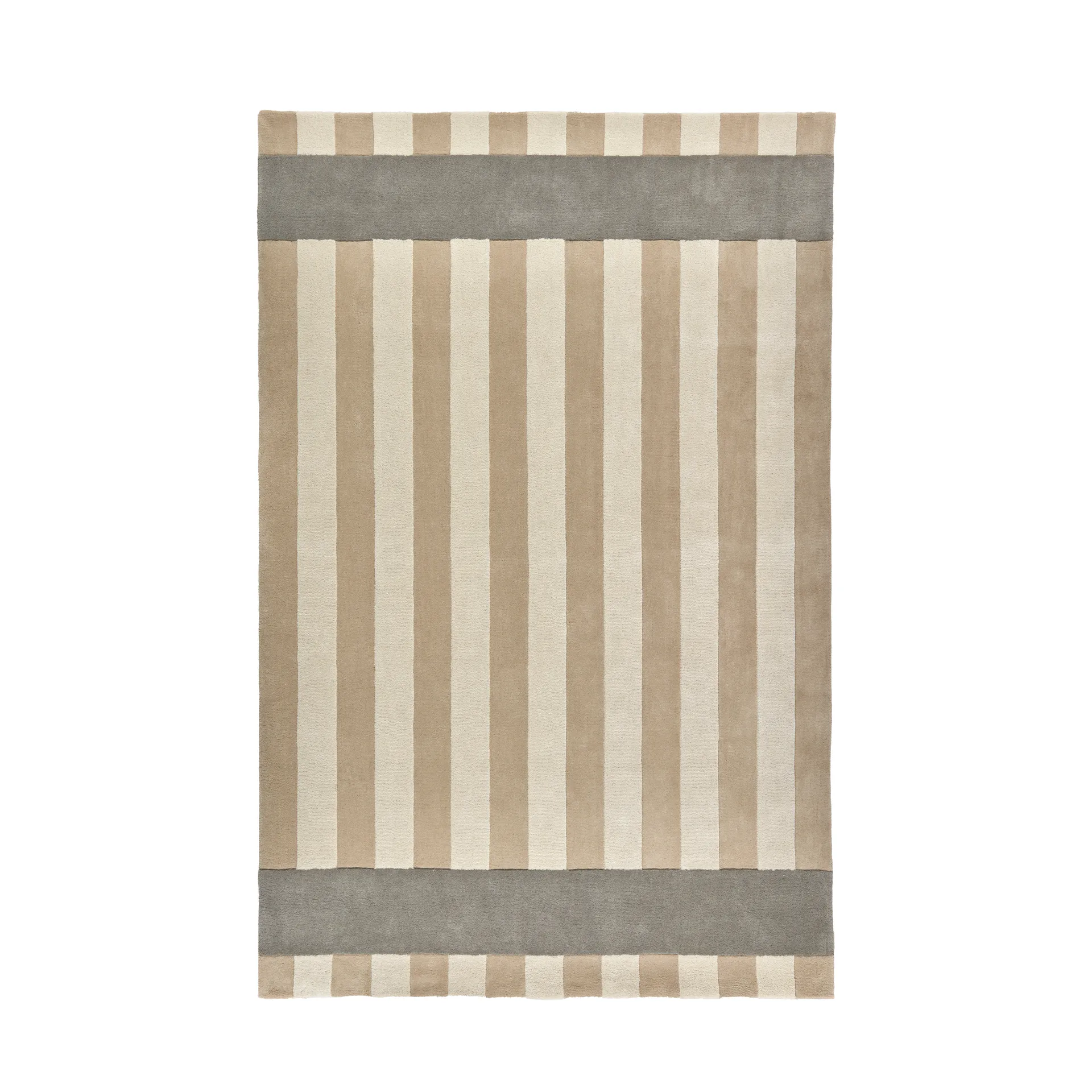Aisles wool carpet, Beige, 170x240 cm Scandi Living