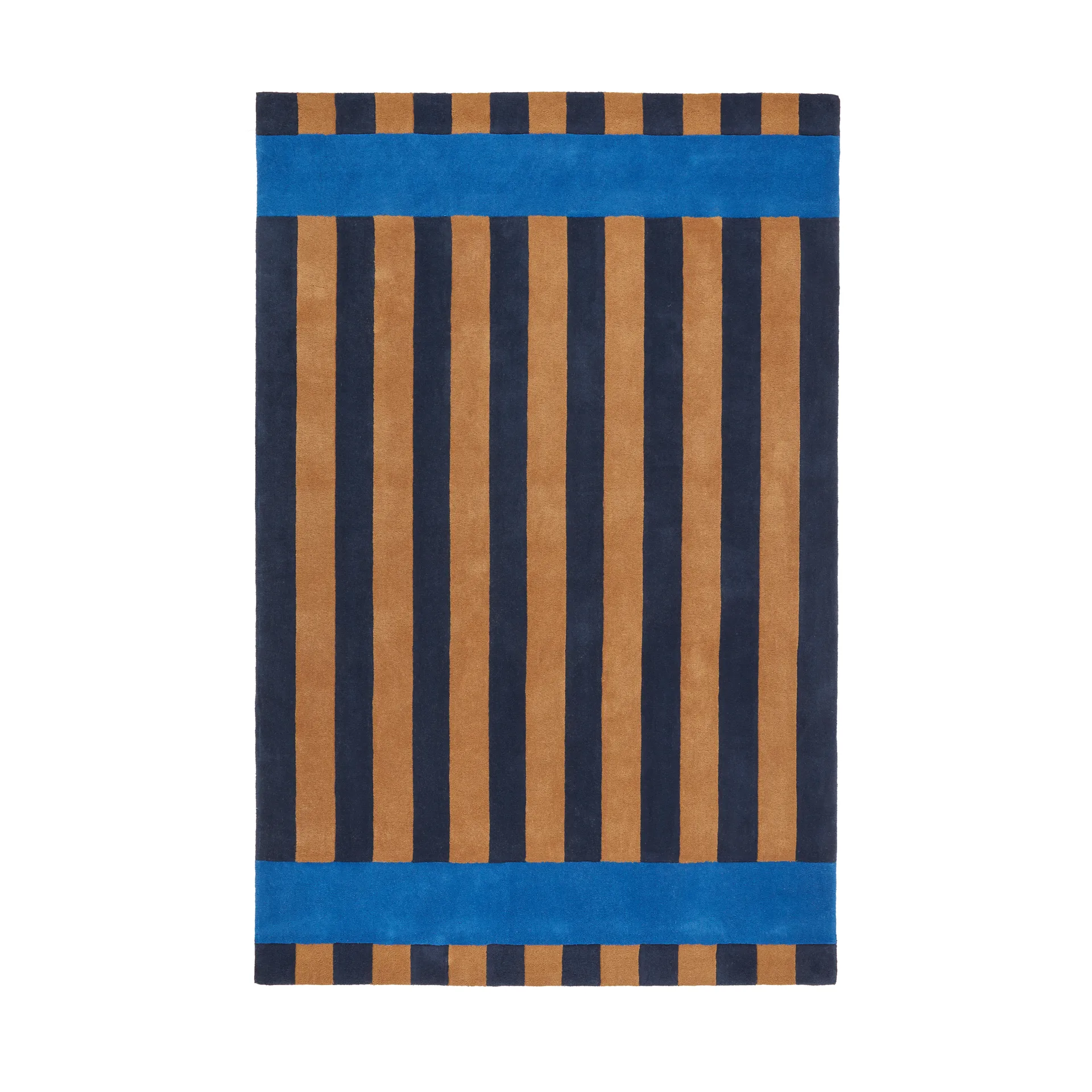 Aisles wool carpet, Blue, 170x240 cm Scandi Living