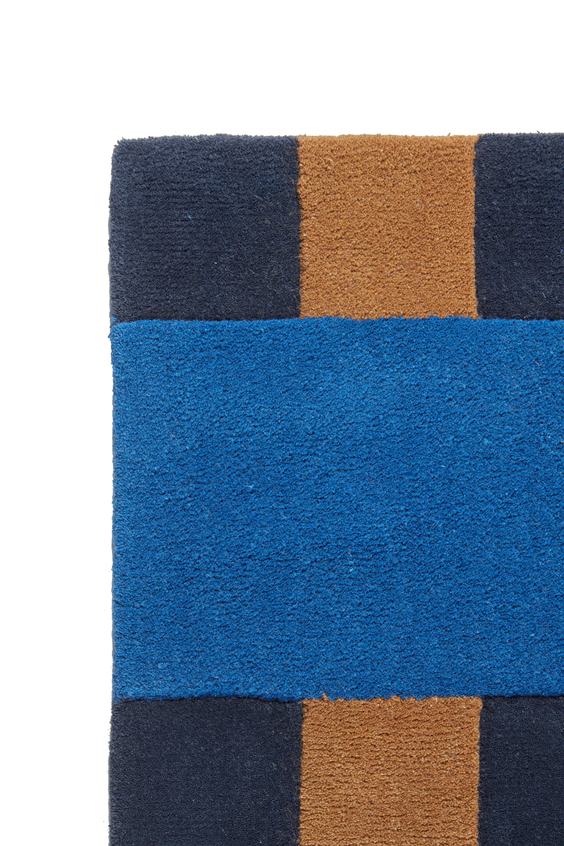 Aisles wool carpet, Blue, 200x300 cm Scandi Living