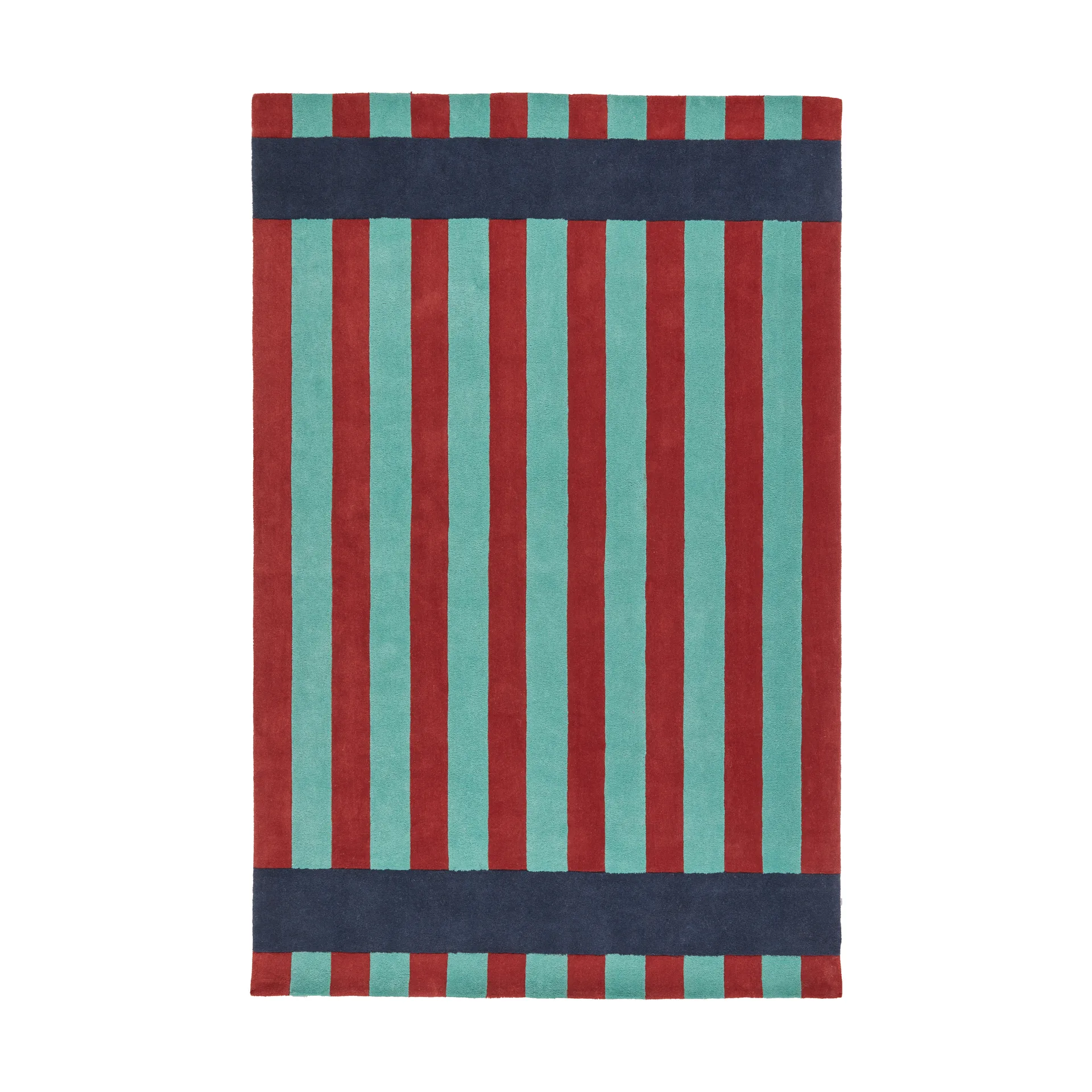 Aisles wool carpet, Green, 170x240 cm Scandi Living