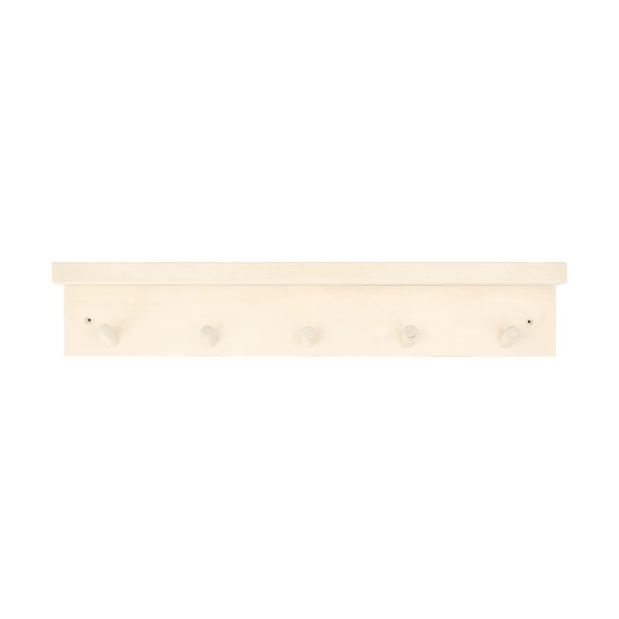 Scandi Living Alley coat rack with shelf Birch | Scandinavian Design | Clothes hooks & hangers | Beige