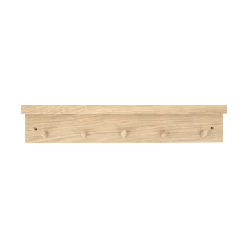 Alley coat rack with shelf - Oak - Scandi Living