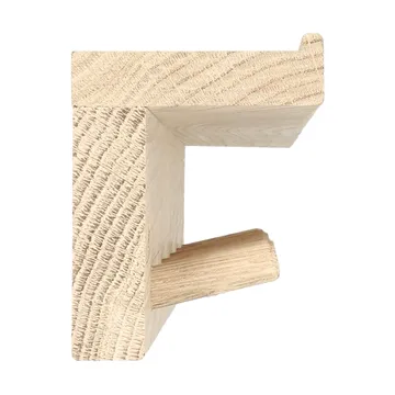 Alley coat rack with shelf - Oak - Scandi Living