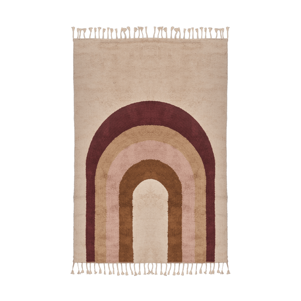 Scandi Living Arc of Colors rug 170x240 cm Rose | Scandinavian Design | Children's rugs | Pink