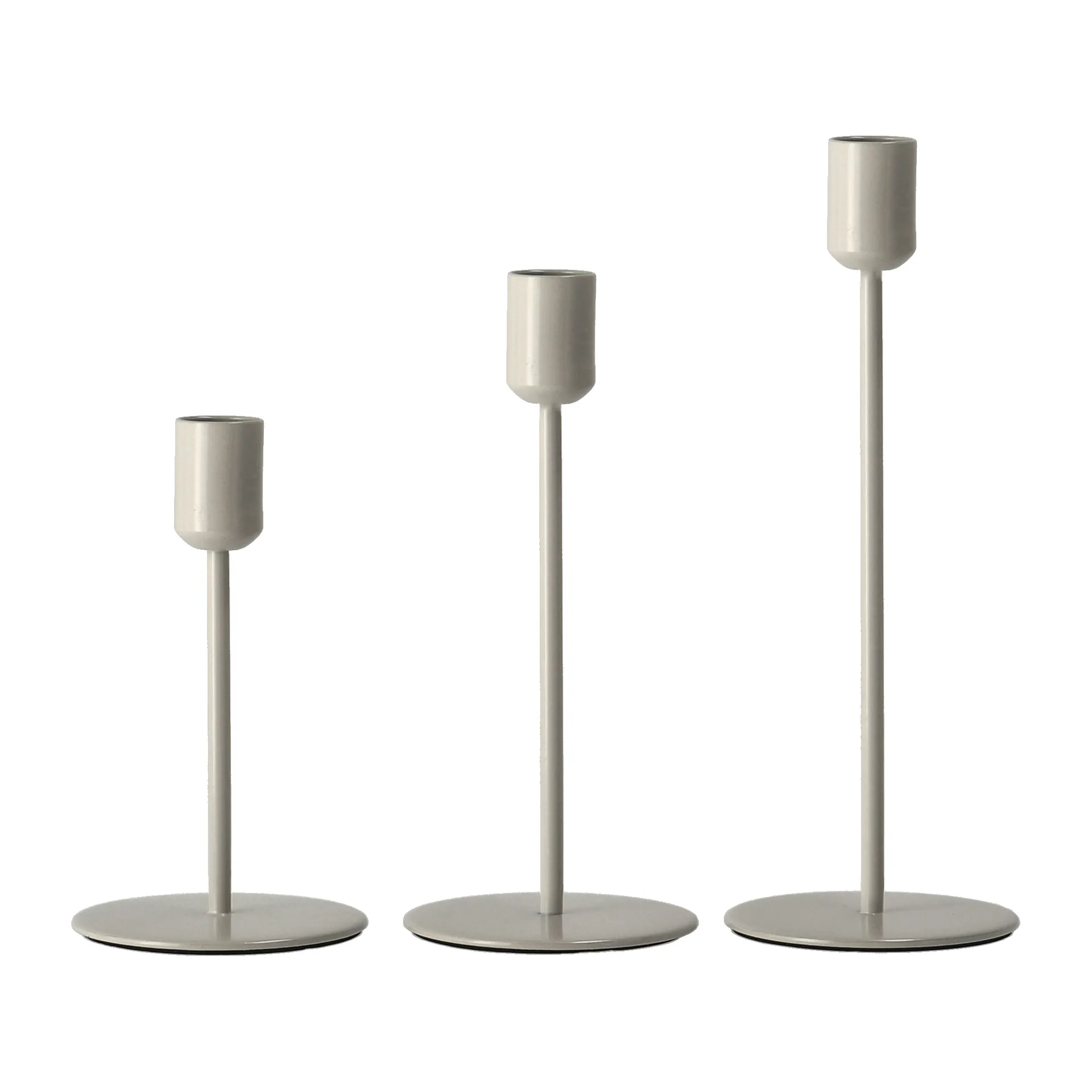 Arctic candlestick 14 cm, Beige Scandi Living