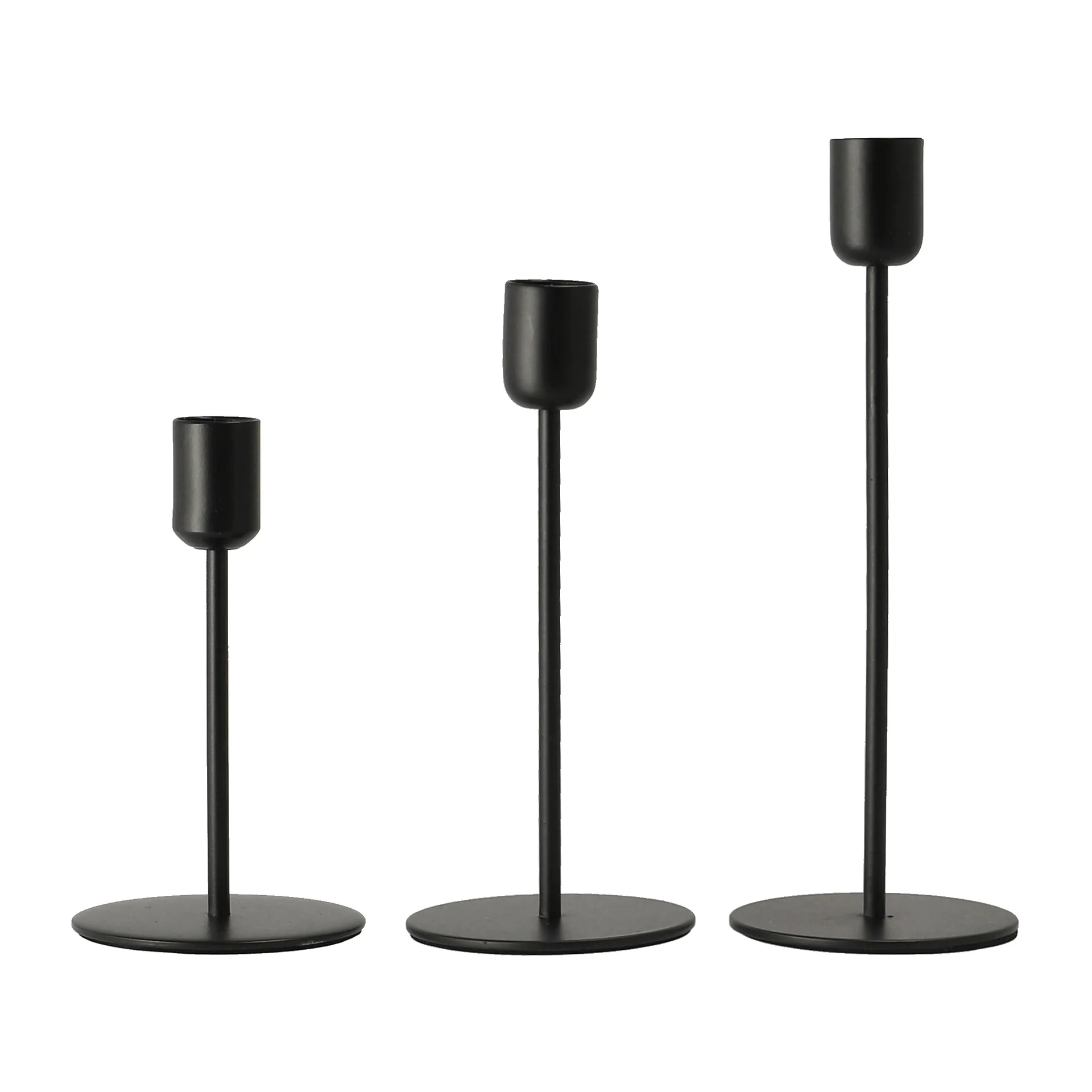 Arctic candlestick 14 cm, black Scandi Living