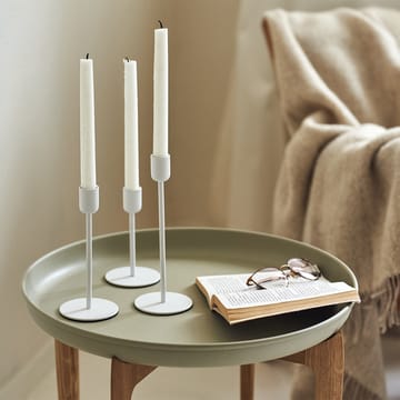 Arctic candlestick 14 cm - white - Scandi Living