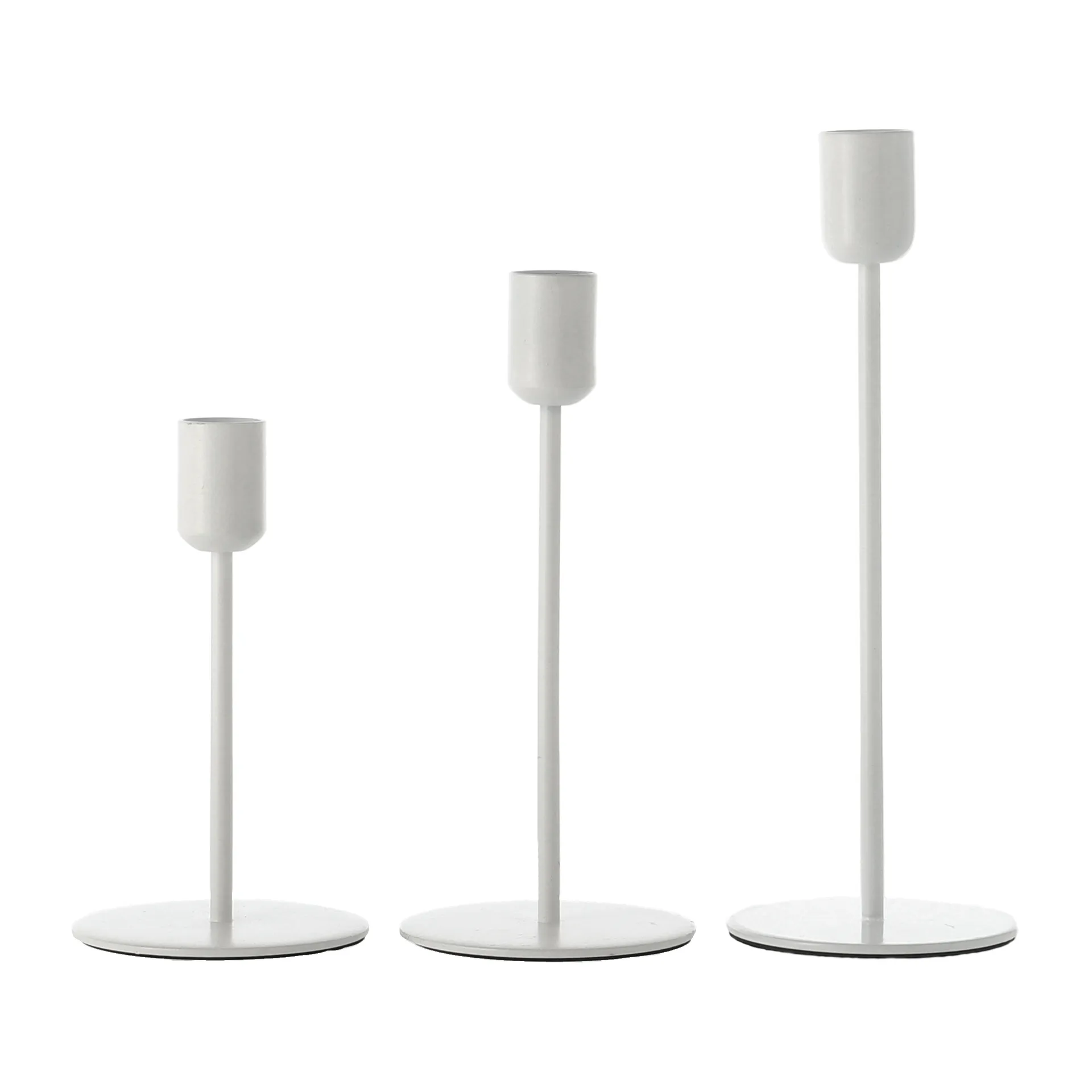 Arctic candlestick 14 cm, white Scandi Living