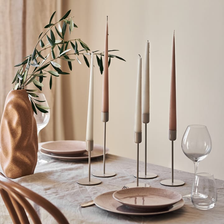 Arctic candlestick 18 cm, Beige Scandi Living