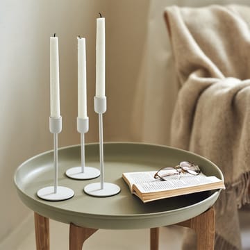 Arctic candlestick 22 cm - white - Scandi Living