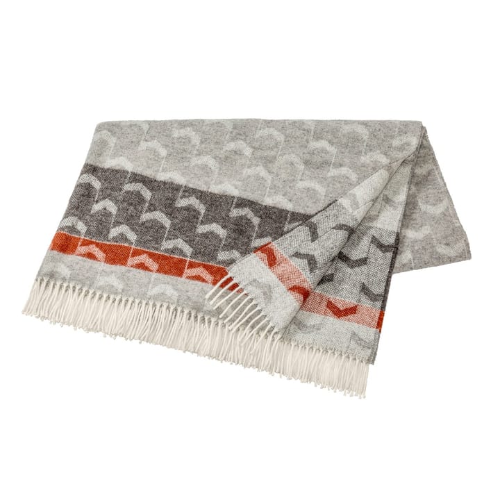 Arrow wool throw - rusty red - Scandi Living