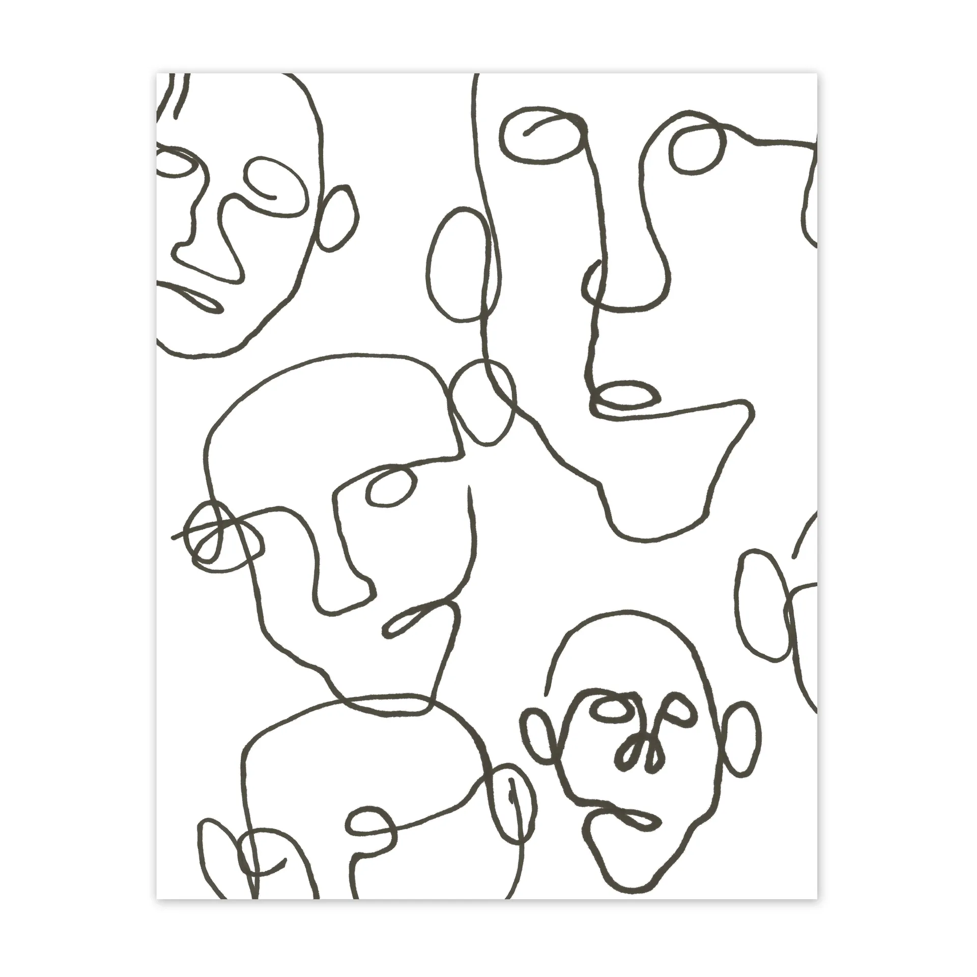 Audience poster black, 40x50 cm Scandi Living