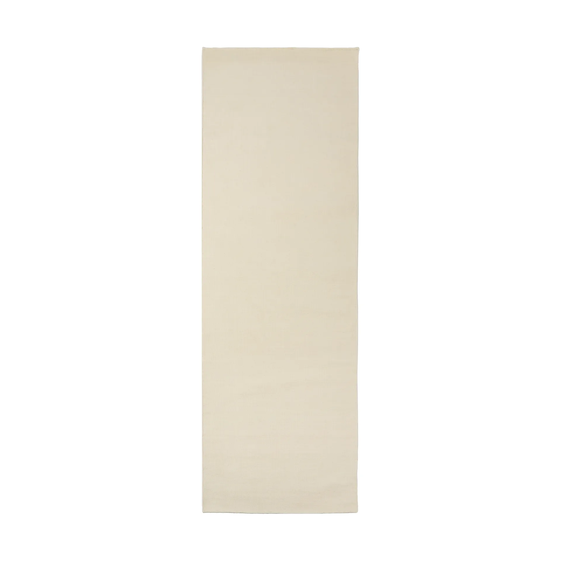 Balance wool rug natural white, 80x240 cm Scandi Living