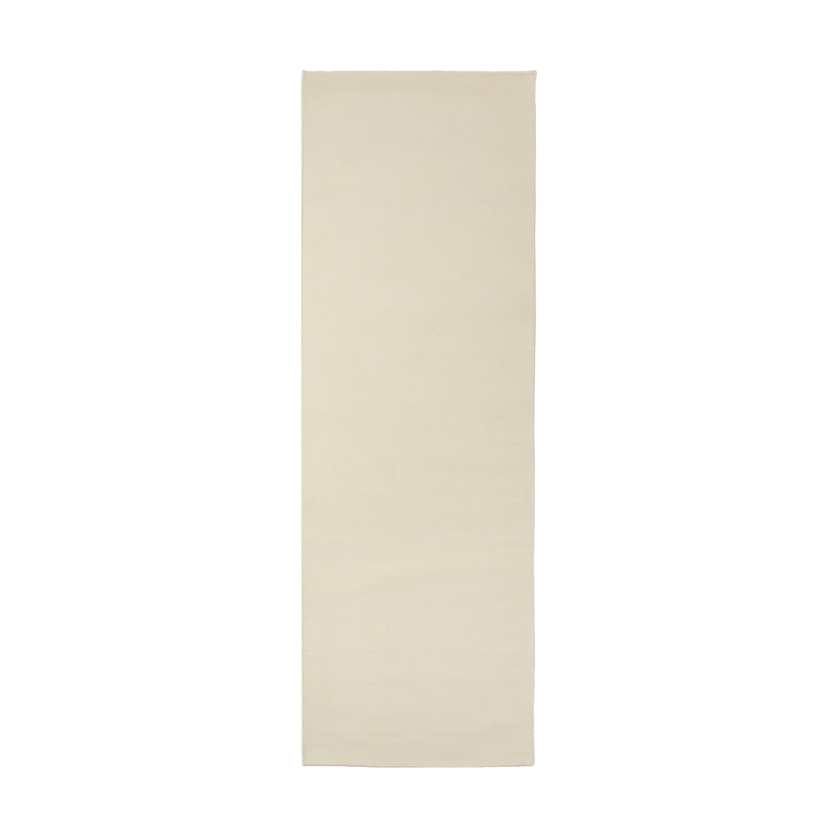Scandi Living Balance wool rug natural white 80x240 cm