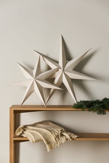 Bare advent star white - 60 cm - Scandi Living