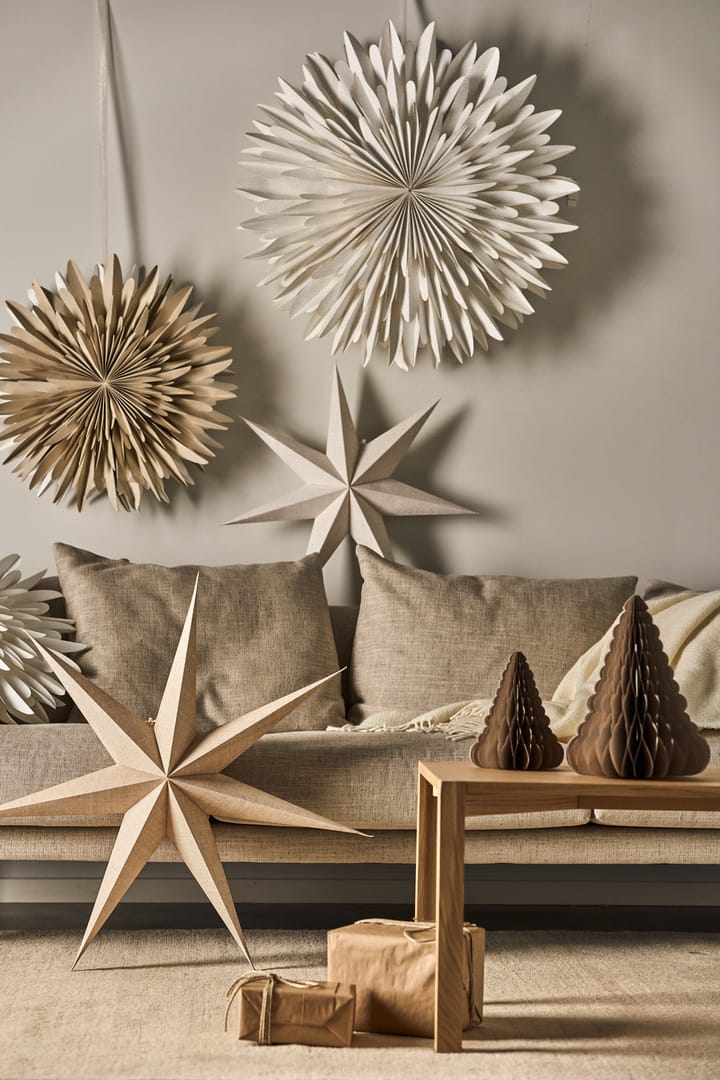 Bare advent star white - 60 cm - Scandi Living