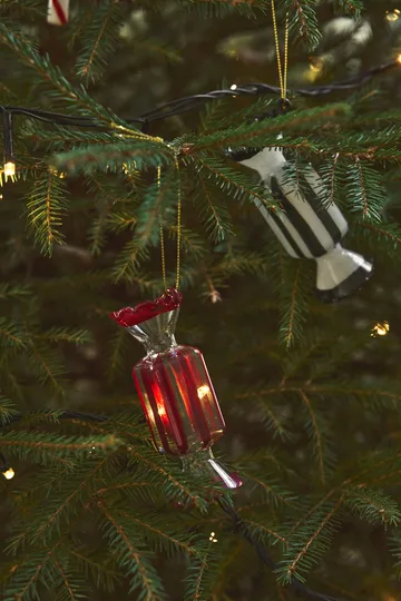 Bonbons Christmas tree bauble 6-pack - Red - Scandi Living