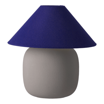 Boulder table lamp 29 cm grey-cobolt - undefined - Scandi Living