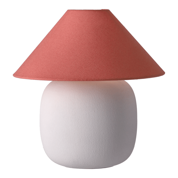 Boulder table lamp 29 cm white-peach Scandi Living