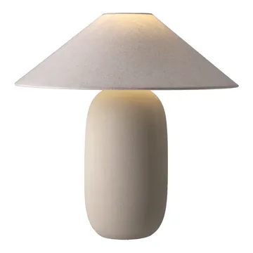 Boulder table lamp 48 cm beige-nature - Scandi Living