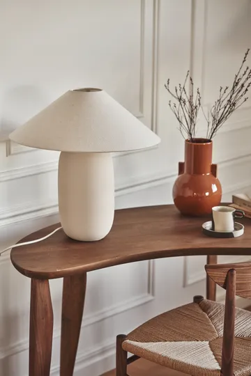 Boulder table lamp 48 cm beige-nature - Scandi Living