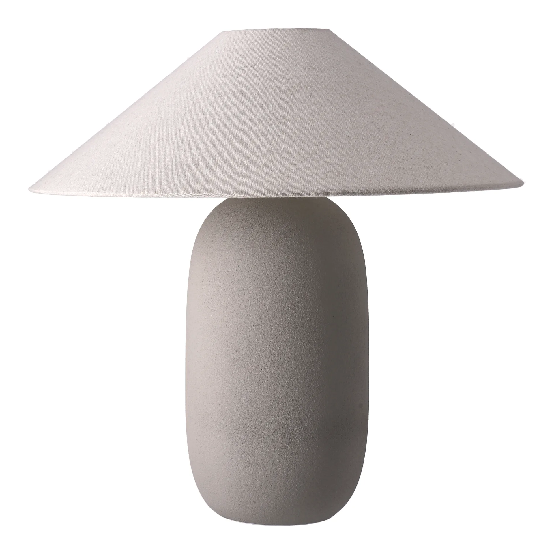 Boulder table lamp 48 cm grey-nature,  Scandi Living