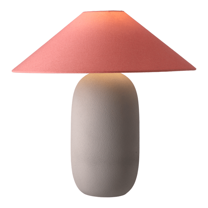 Boulder table lamp 48 cm grey-peach - undefined - Scandi Living