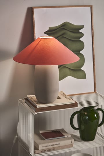 Boulder table lamp 48 cm grey-peach - undefined - Scandi Living