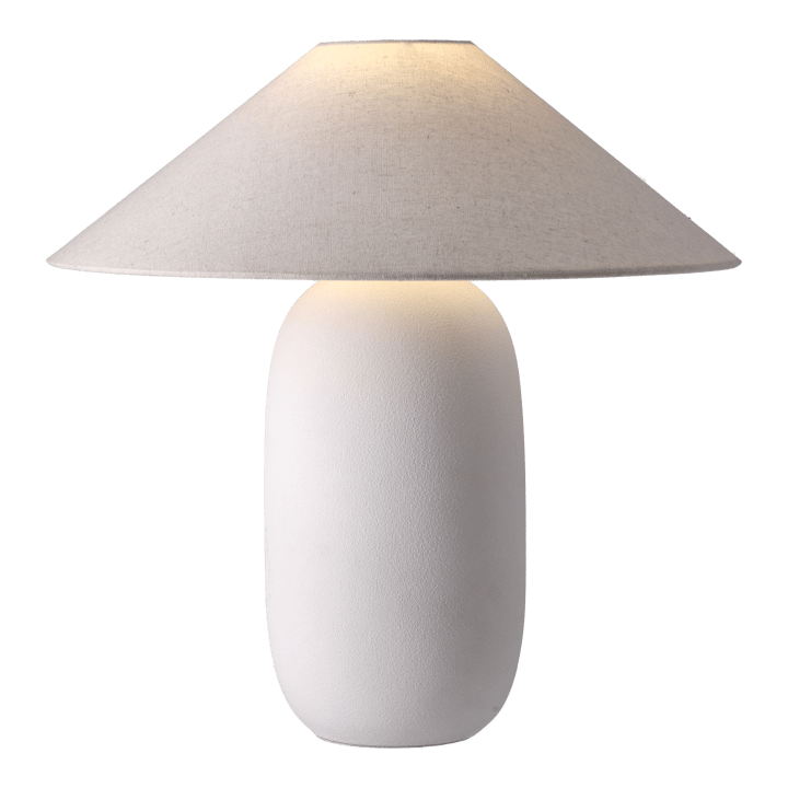 Boulder table lamp 48 cm white-nature - Lamp base - Scandi Living