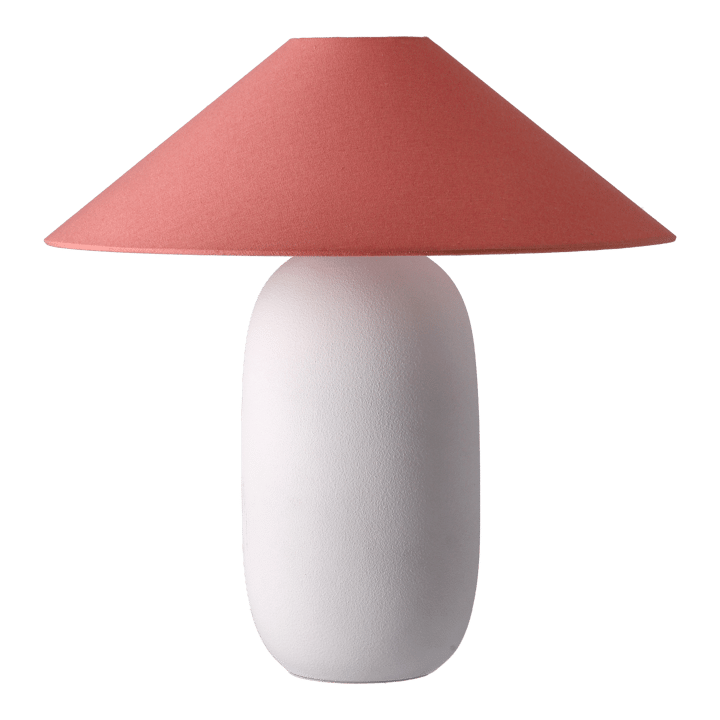 Boulder table lamp 48 cm white-peach - undefined - Scandi Living