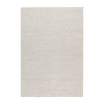 Braided wool carpet natural white - 170x240 cm - Scandi Living