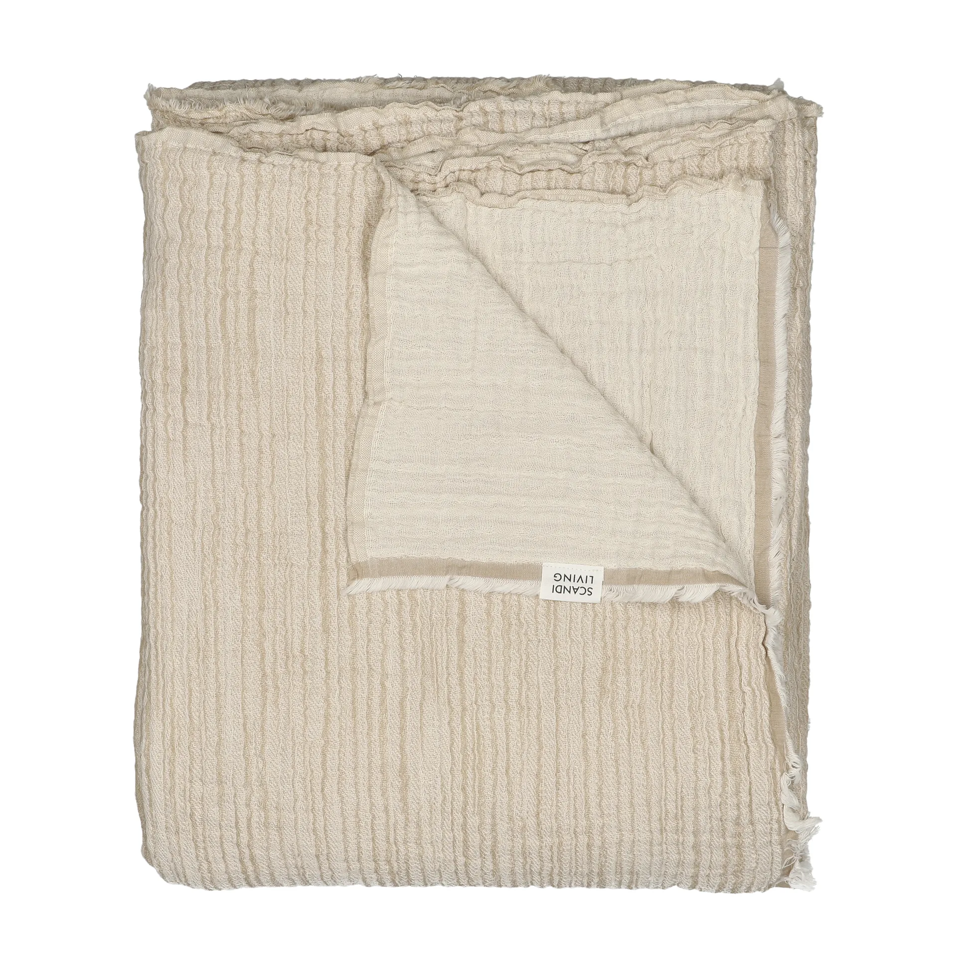 Breeze throw 160x260cm, Beige Scandi Living