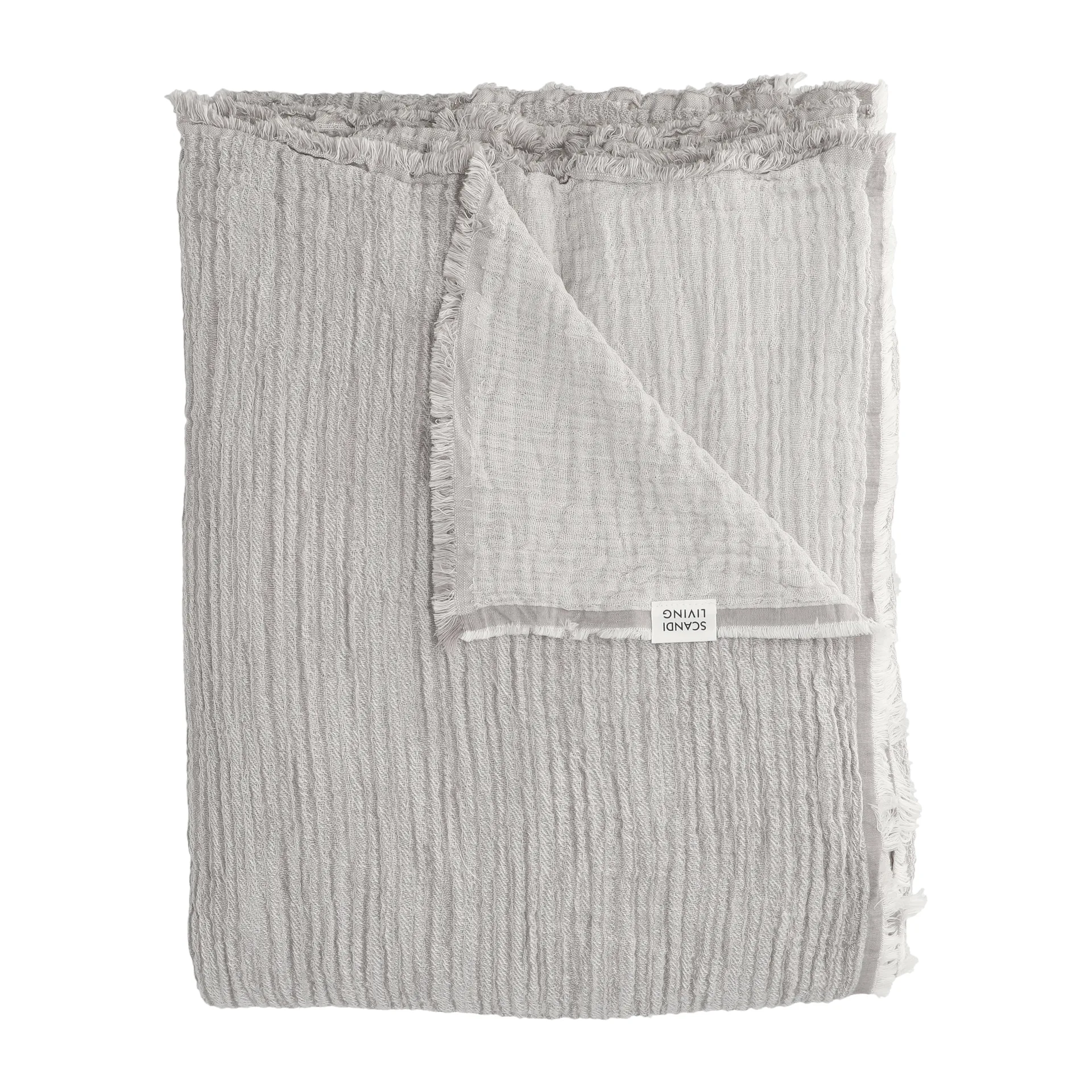 Breeze throw 160x260cm, Grey Scandi Living