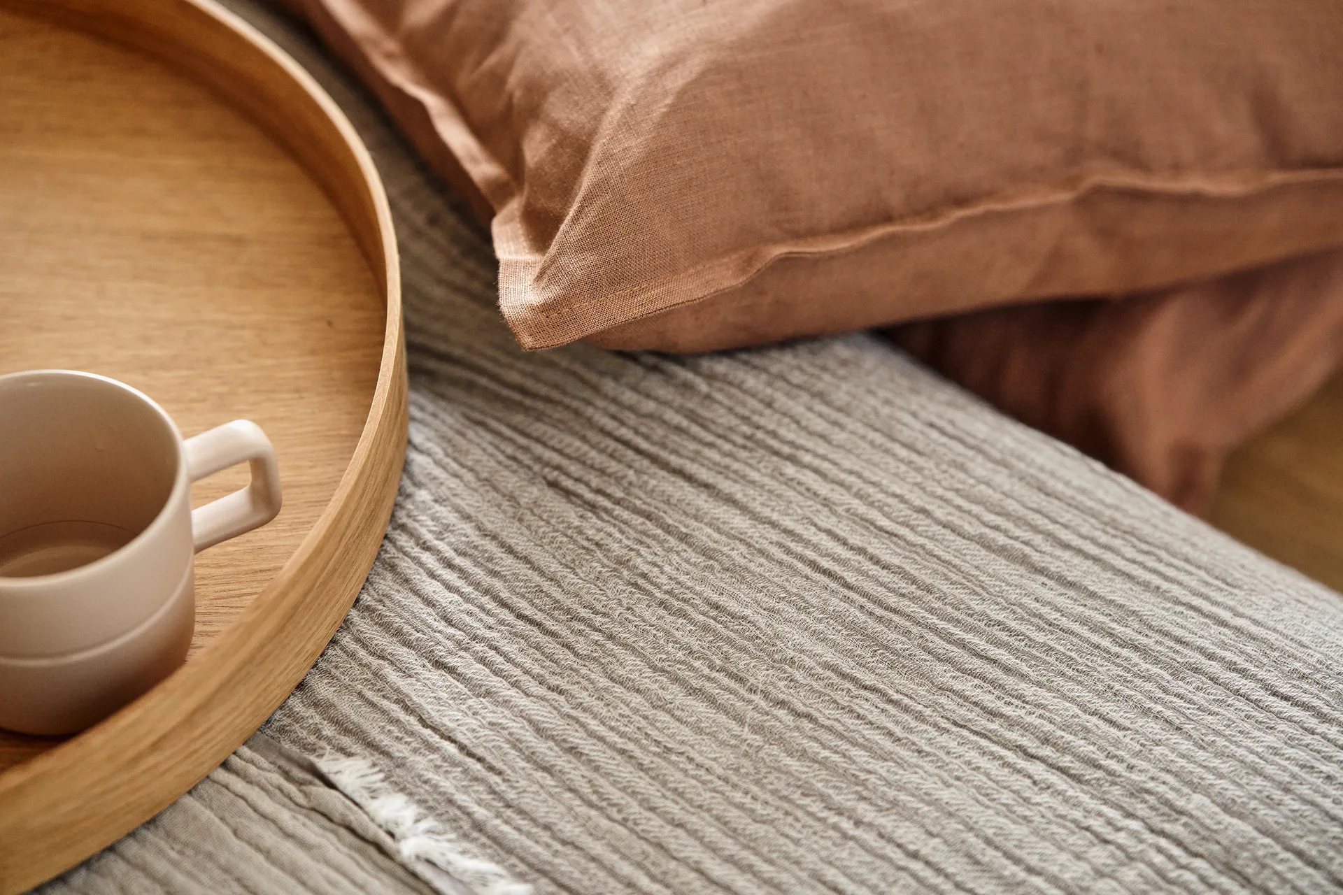 Breeze throw 160x260cm, Grey Scandi Living