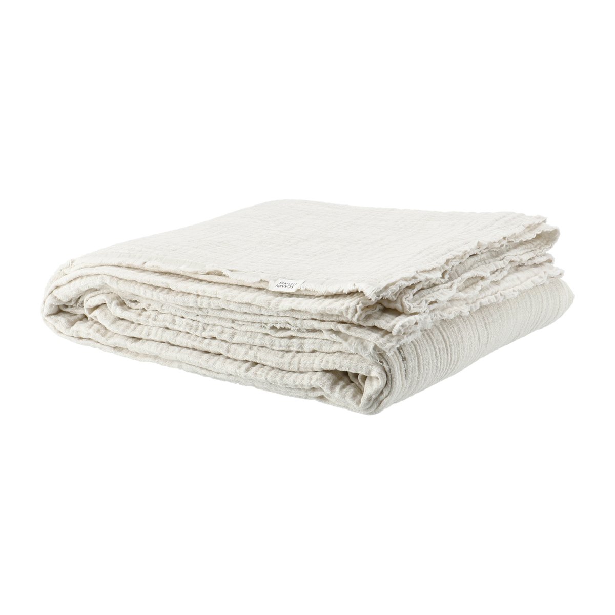 Scandi Living Breeze throw 160x260cm Off-white | Scandinavian Design | Bedspreads & throws | White