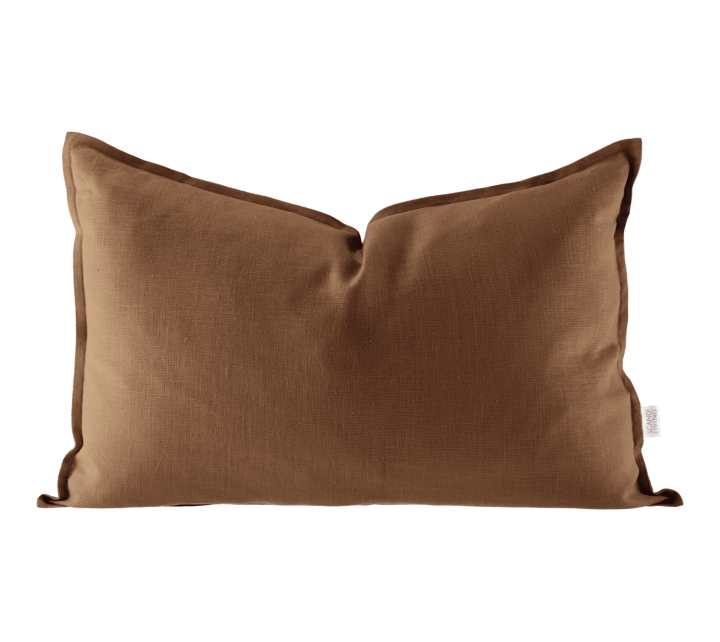 Calm pillow case linen 40x60 cm - Almond Brown - Scandi Living
