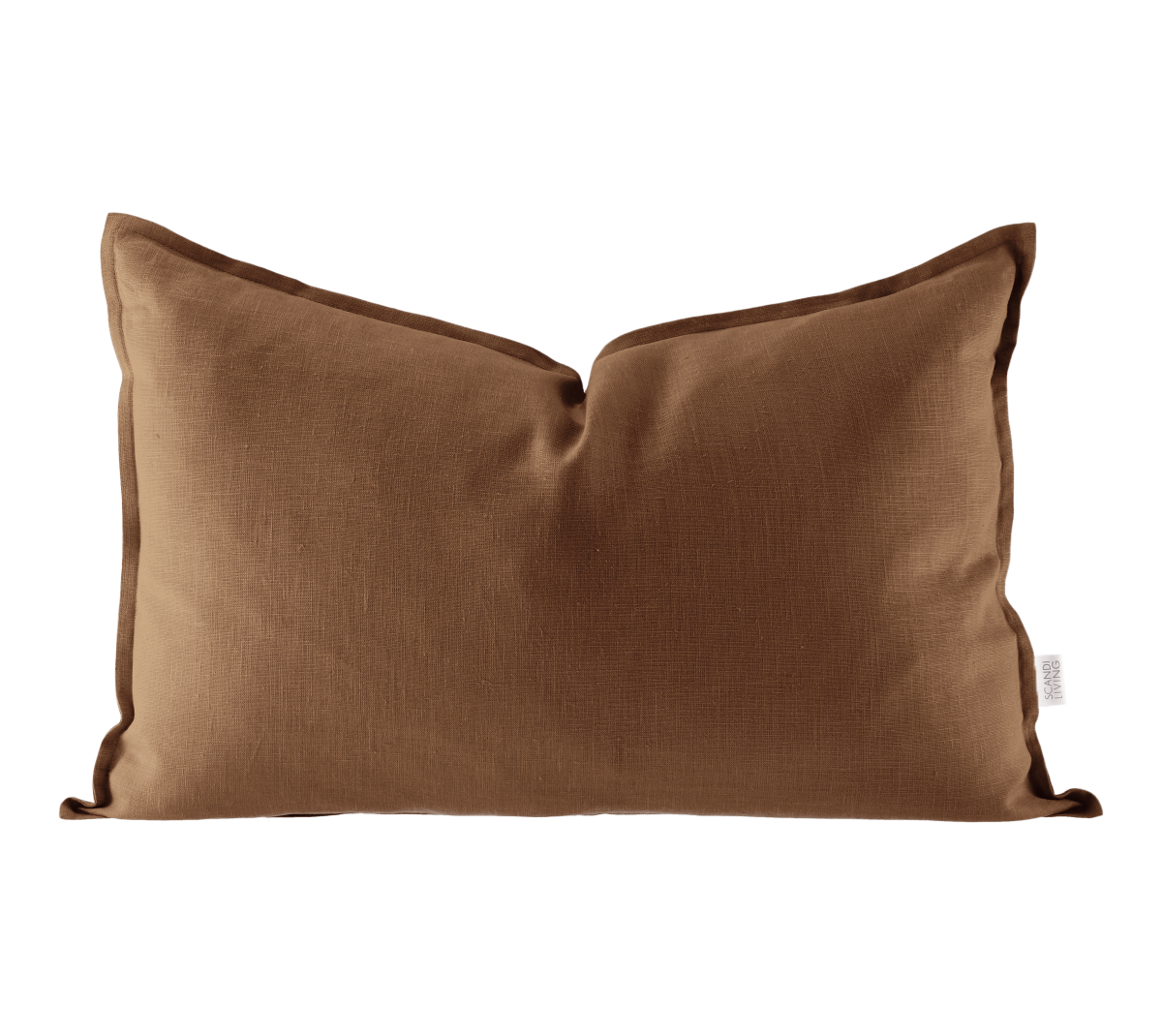 Scandi Living Calm pillow case linen 40x60 cm Almond Brown