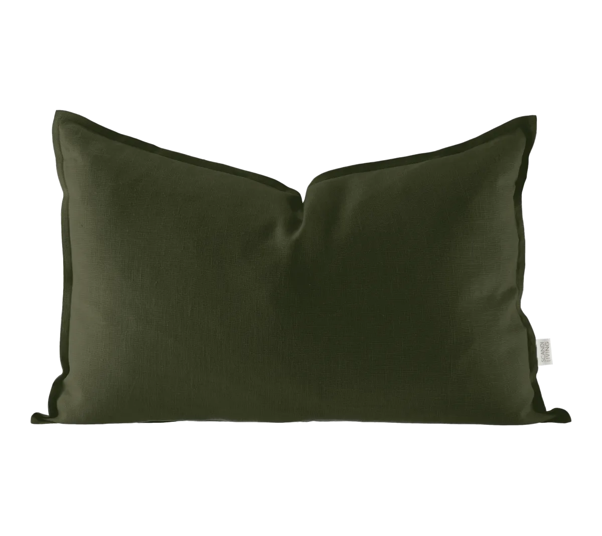 Calm pillow case linen 40x60 cm, Forest Green Scandi Living