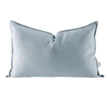 Calm pillow case linen 40x60 cm - Sky Blue - Scandi Living