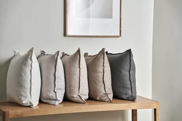 Calm pillow case linen 50x50 cm - Charcoal  - Scandi Living