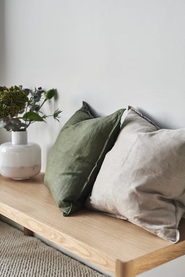 Calm pillow case linen 50x50 cm - Forest Green - Scandi Living