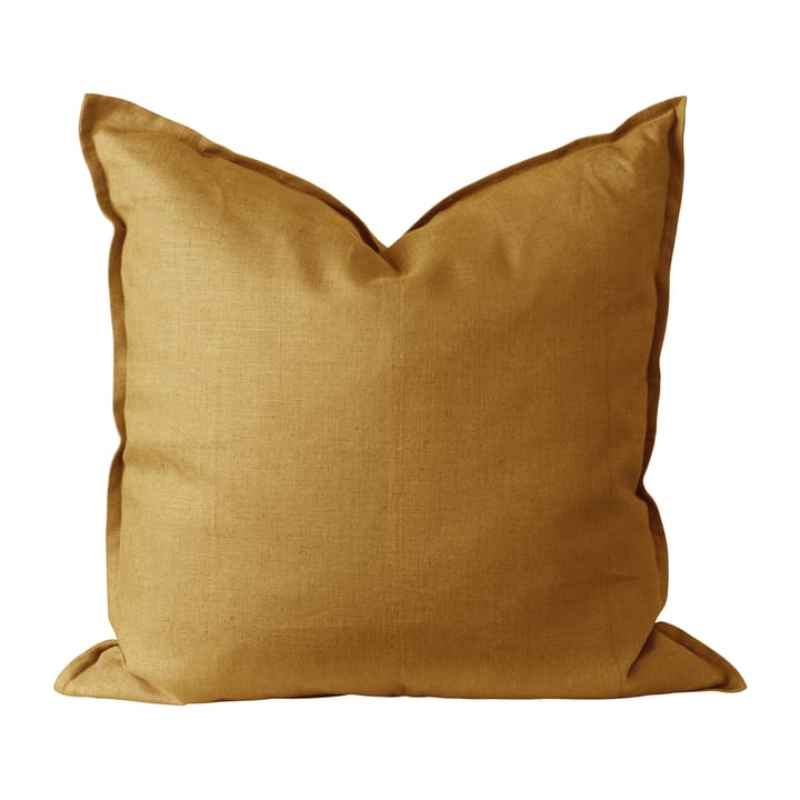 Calm pillow case linen 50x50 cm - Mustard - Scandi Living