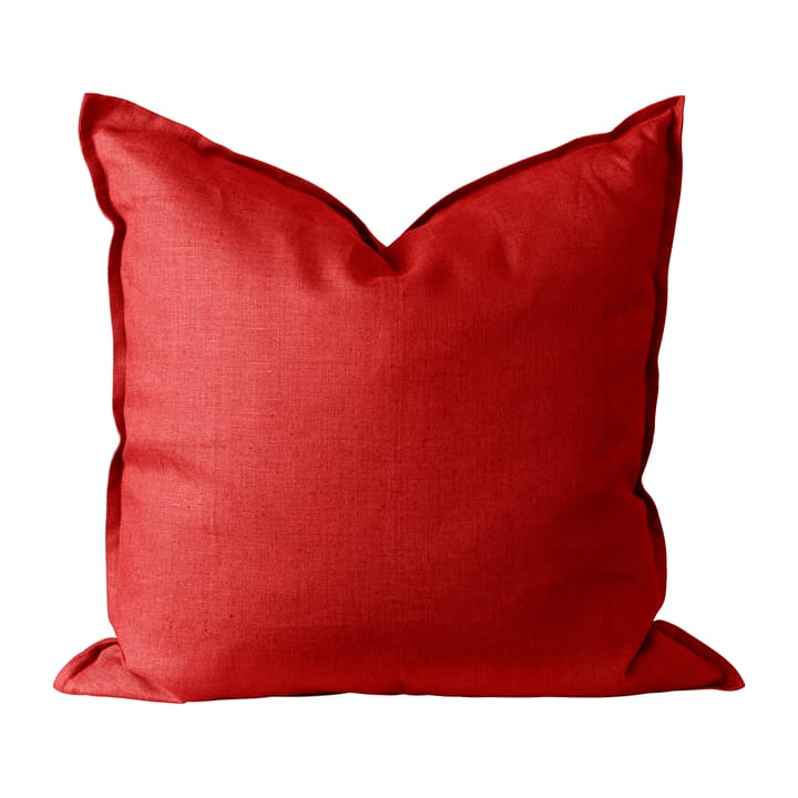 Calm pillow case linen 50x50 cm - Red - Scandi Living
