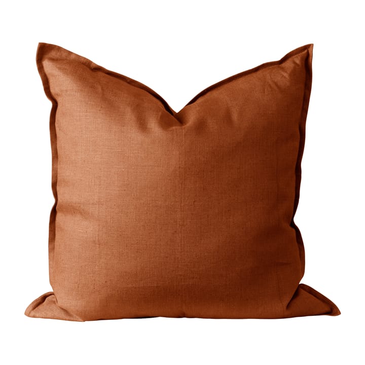 Calm pillow case linen 50x50 cm - Rust - Scandi Living